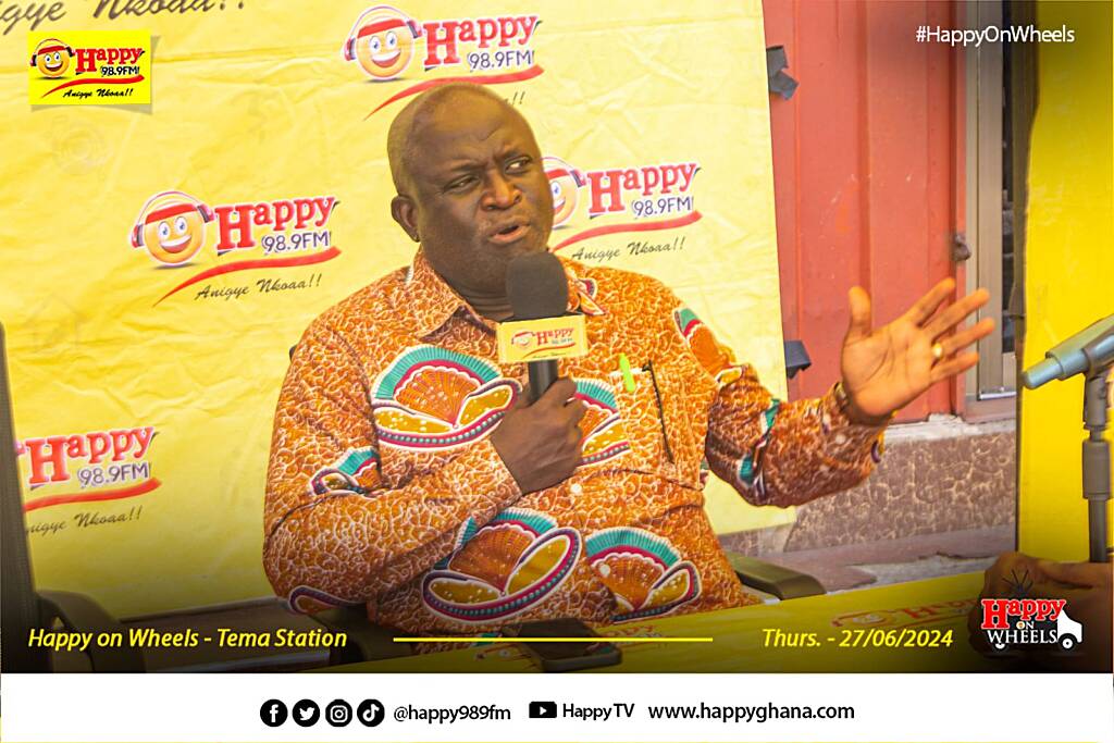 Happy FM’s “Happy on Wheels” engages Klottey Korle Community – MCE addresses sanitation and trader concerns