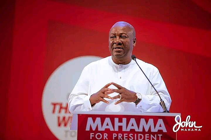 Mahama criticizes government for normalizing corruption in the country