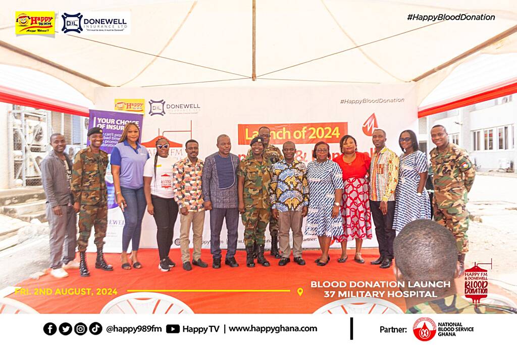 2024 Happy FM/Donewell Insurance blood donation drive launched