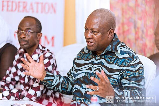 Mahama supports Asiedu Nketia’s stance on signing peace pact, but not final decision by the party