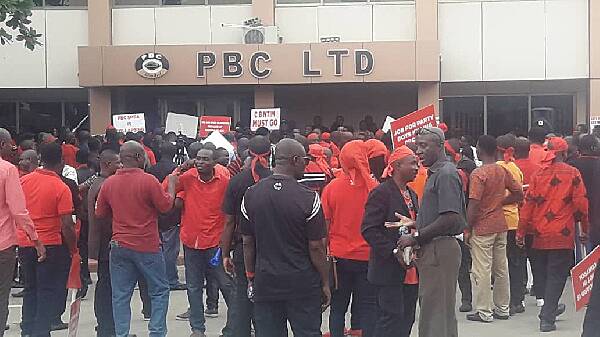 PBC Limited Workers takes to the streets over unpaid wages