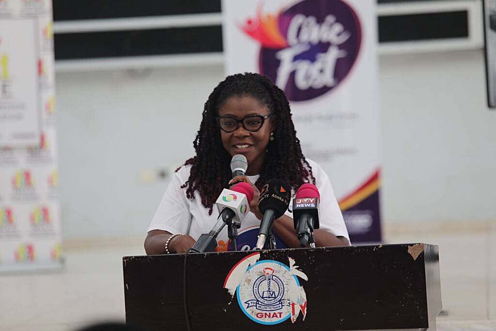 CivicFest2024: Fake news triggers electoral violence; desist from sharing it – NCCE Chairperson urges Ghanaian youth