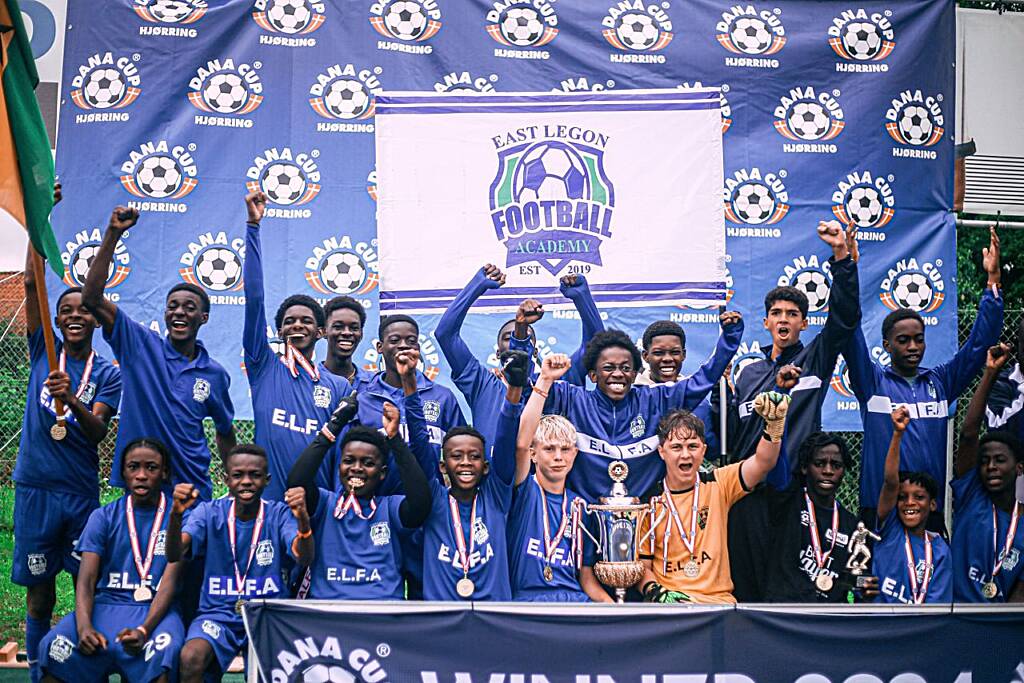 East Legon Football Academy’s U14 side wins 2024 Dana Cup