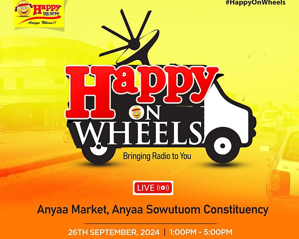 Happy On Wheels’ picks Anyaa-Sowutuom as next destination