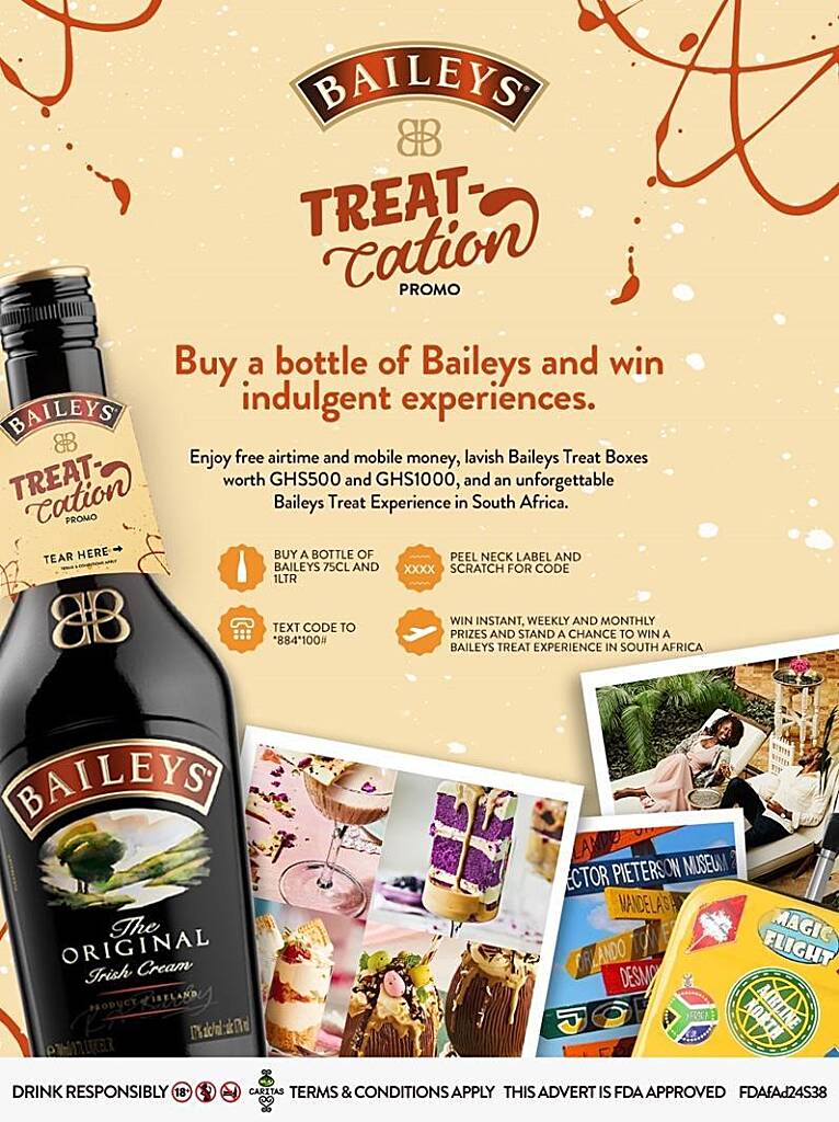 Win an exciting Baileys treat experience in South Africa in the Baileys ‘Treat-Cation’ Promo