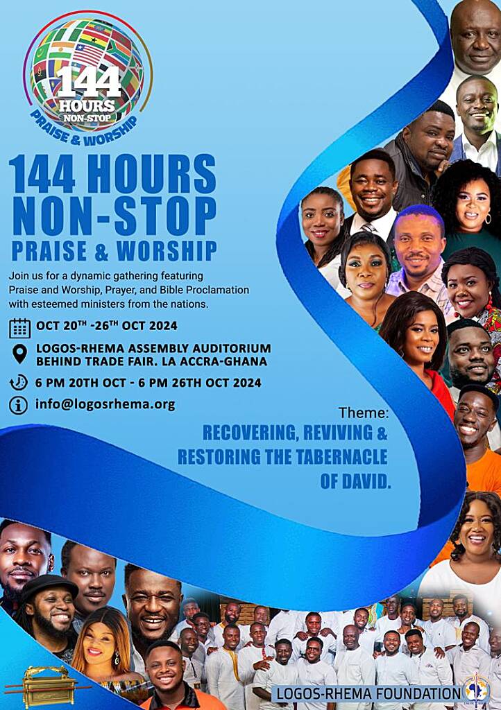 Logos-Rhema Foundation gears up for 144 Hours Non-Stop Series 2024