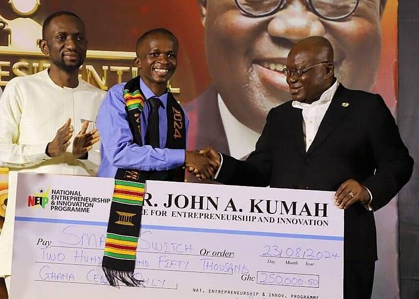 Samuel Naamgwinaa, KIC Agritech Challenge Classic Participant, Wins Top Prize in Presidential Pitch Season 5