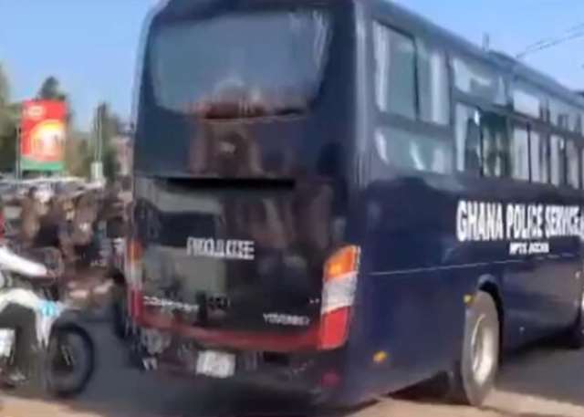 Police commences investigation into accident caused by a police bus driver at Tesano