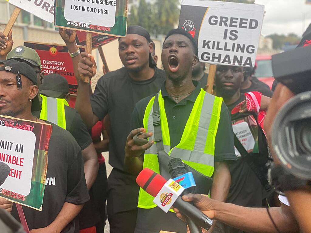 FreeTheCitizens, #SayNoToGalamsey protest enters day 2