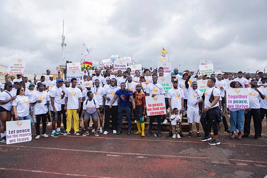 Let Love Lead NGO Successfully Organizes +233 Peace March Ahead of December Elections