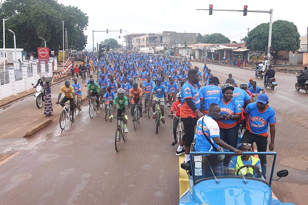 Promasidor @ 25: Cowbell Brings An Exciting 20-KM Bike Caravan To Tamale