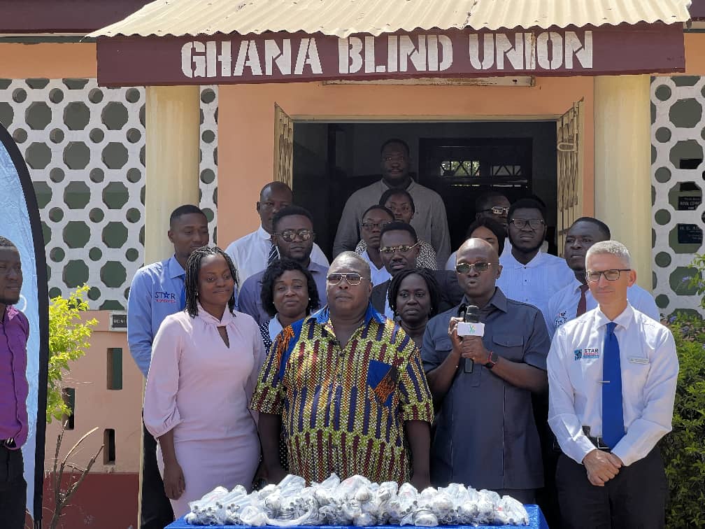 Global Media Alliance/Japan Motors support Ghana Blind Union with white canes