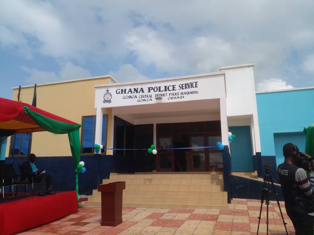 Deputy Minister for Interior commissions District Police Headquarters at Gomoa Oboase