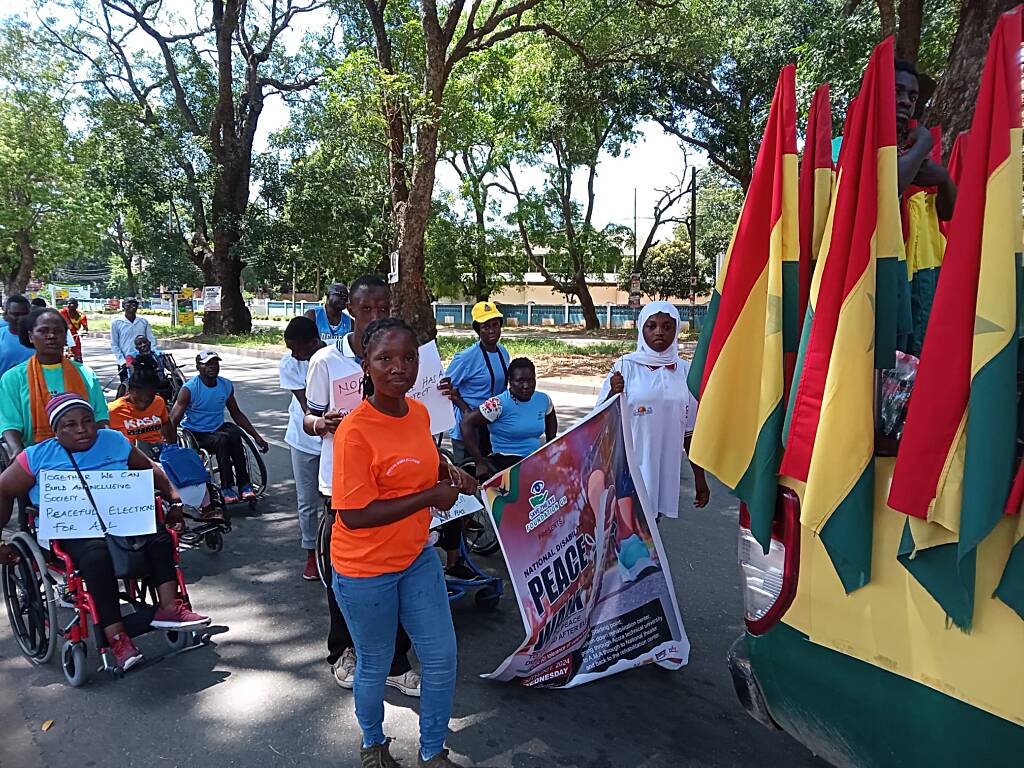 Save the Eye Foundation Ghana embarks on National Disability Peace Walk in Accra