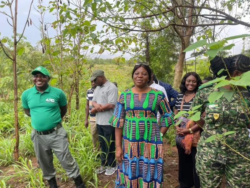 Environment Minister tours Kwahu Ridge to assess progress of Landscape Restoration Project