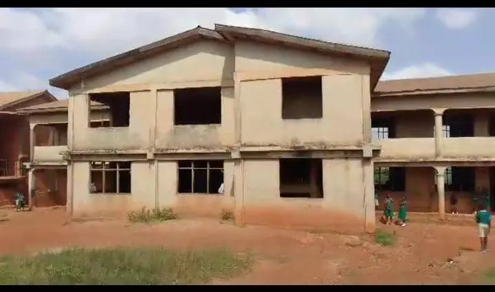 Assembly member unlocks Old Tafo R/C Basic School after contractor locked up the school over debts