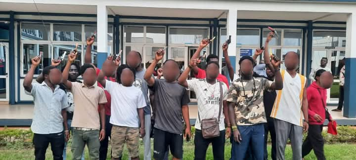 Police arrest 26 persons for brandishing and indiscriminate firing of toy guns in public