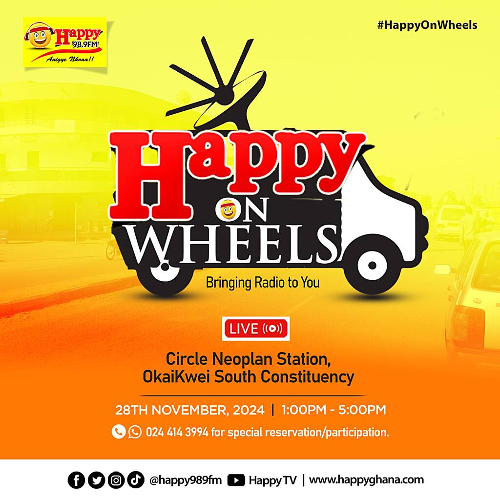 Happy 98.9fm brings “Happy on Wheels” to Okaikwei South