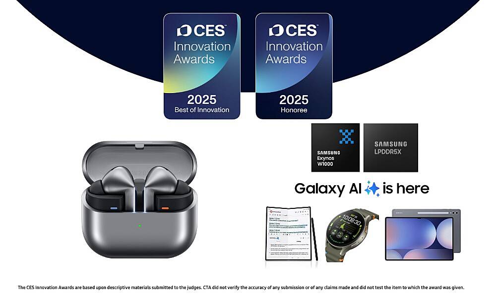 Samsung’s AI-Powered Innovations Honored by Consumer Technology Association