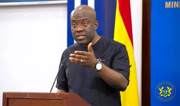 Kojo Oppong Nkrumah commends fire service for their swift response to the Saglemi housing site