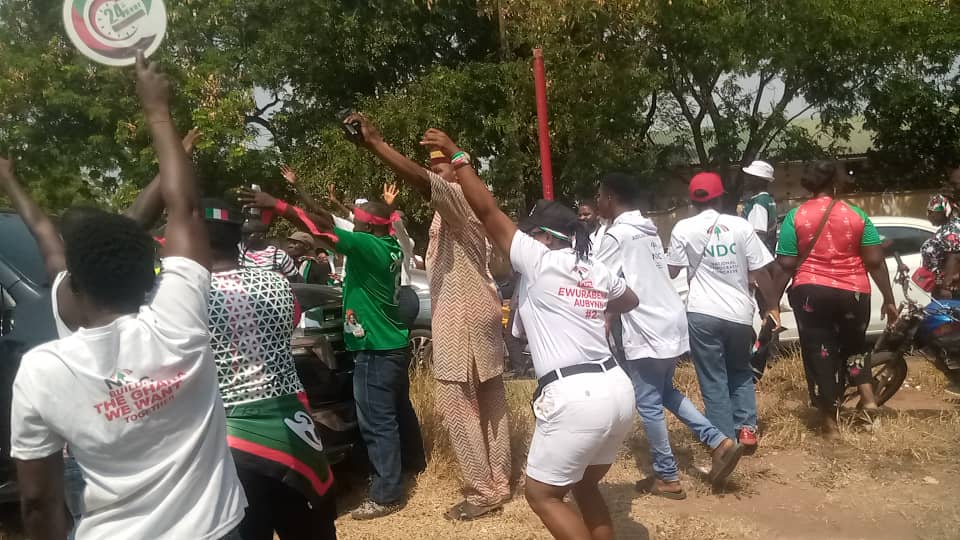 NDC supporters besiege EC office over Ablekuma North Constituency election