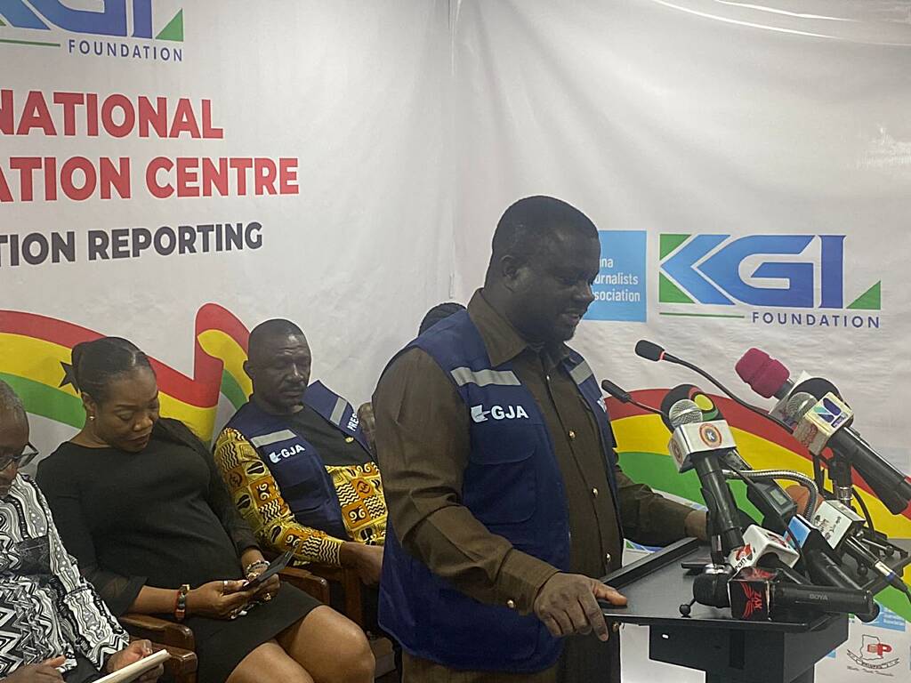 Media Coalition of Ghana addresses media on the progress of election coverage