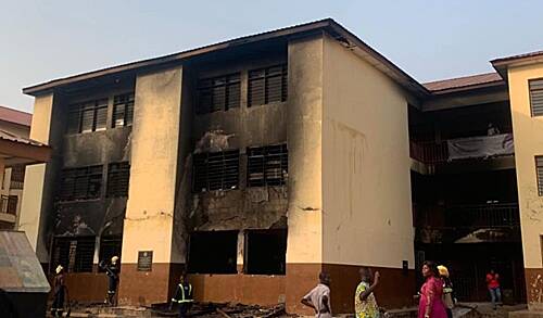 Police launch investigation into fire at Kwashieman Cluster of Schools