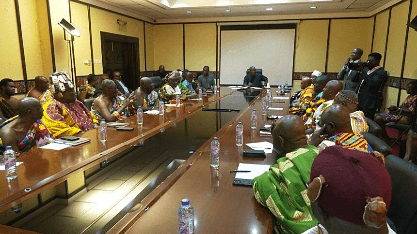 President Mahama engages National House of Chiefs