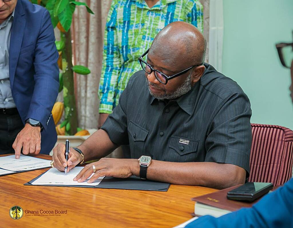 COCOBOD signs declaration of intent to cooperate with APEXBRASIL and Brazilian Ministry of agriculture and livestock