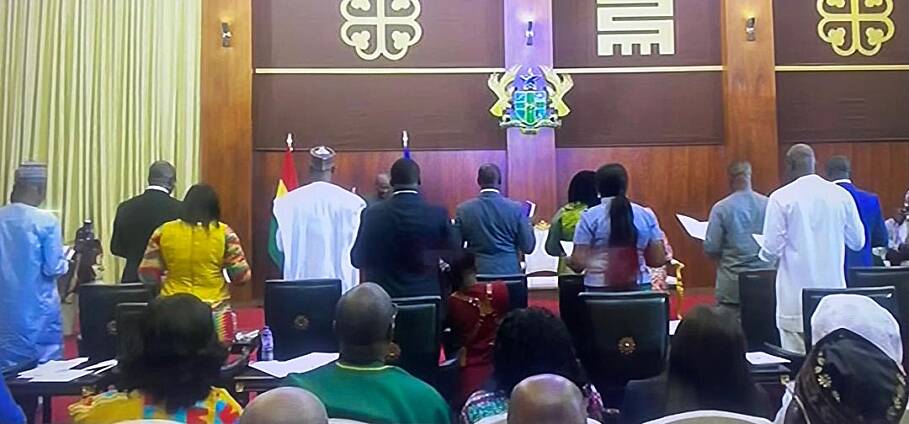 President Mahama swears in fourth batch of ministers