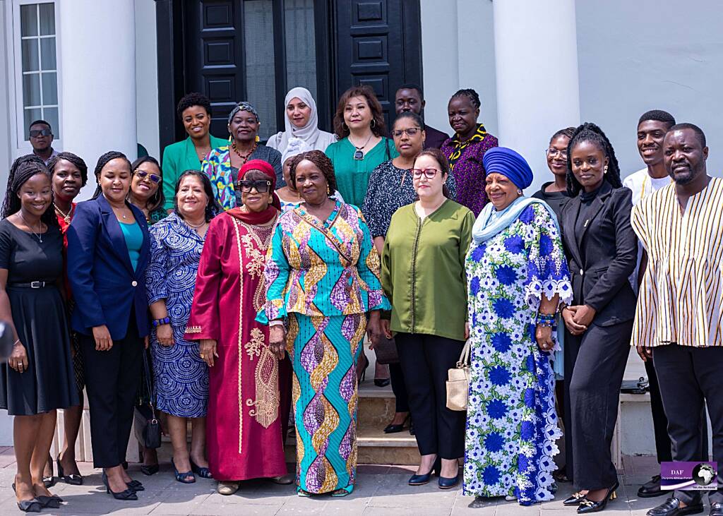 Dr. Erieka Bennet leads accredited Female Ambassadors to Ghana to pay a courtesy visit to Vice President Jane Naana Opoku-Agyeman