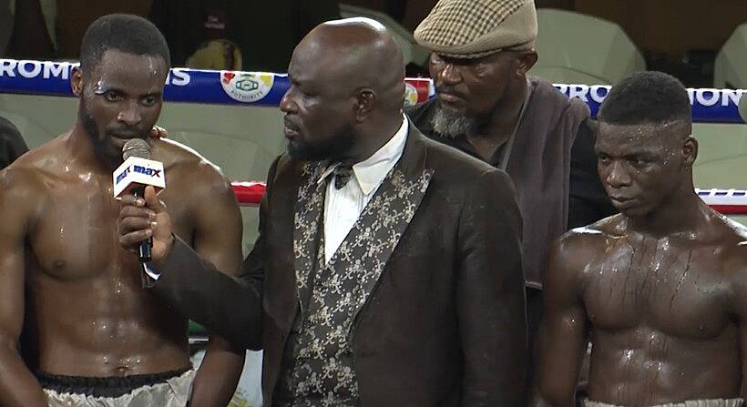 VIDEO: Watch how Azumah Nelson’s son was beaten mercilessly in a boxing bout