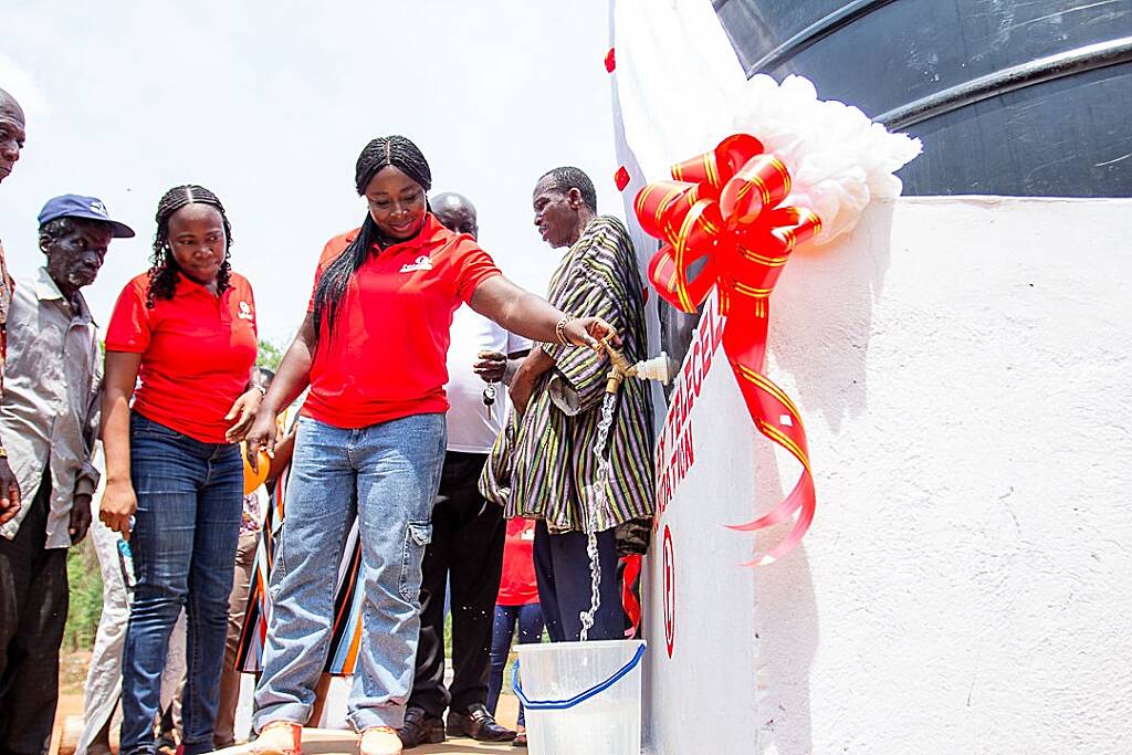 Telecel Ghana Employee Volunteers Deliver Clean Water to Akohia – Asesewa